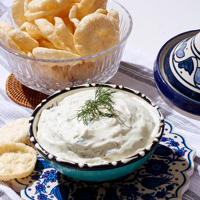 Creamy Greek Dip 🥒